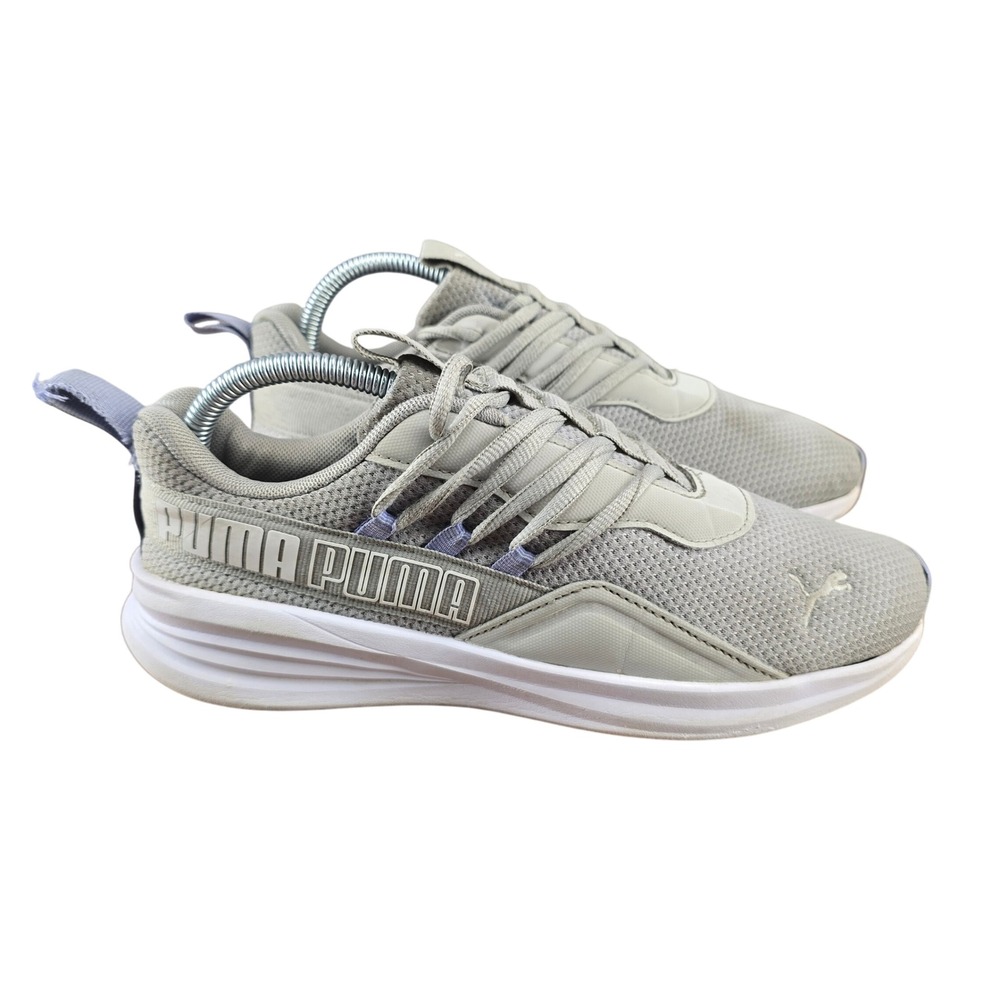 PUMA Womens Gray Low Top Lace Up Athletic Running Shoes‎ Sneakers Size 8